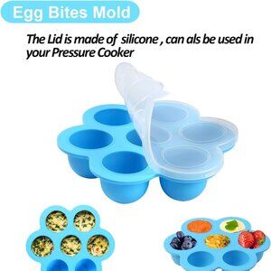 Egg Bites Mold for Instant Pot Tray and Lid Made of Silicone
